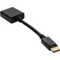 Add-On Computer AddOn DisplayPort to DVI Adapter Converter Cable - Male to Female - DisplayPort/DVI Video Cable for Video Device, Monitor - First End: 1 x DisplayPort Male Digital Audio/Video - Second End: 1 x DVI-I (Dual-Link) Female Video - Black - PuriLite