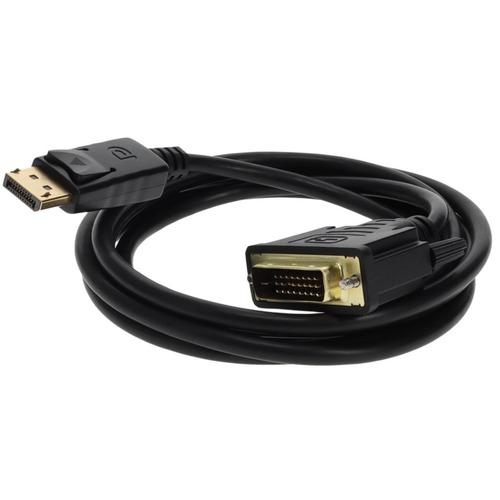 Add-On Computer AddOn 6ft (1.8M) Displayport to DVI Converter Cable - Male to Male - 6 ft DisplayPort/DVI Video Cable for Video Device, Monitor - First End: 1 x DisplayPort Male Digital Audio/Video - Second End: 1 x DVI-D (Dual-Link) Male Digital Video - - PuriLite