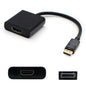 Add-On Computer AddOn Bulk 5 Pack Displayport to HDMI Adapter Converter Cable - M/F - 8" DisplayPort/HDMI A/V Cable for Audio/Video Device, Monitor, TV - First End: 1 x DisplayPort Male Digital Audio/Video - Second End: 1 x HDMI Female Digital Audio/Vide - PuriLite