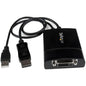 StarTech.com DisplayPort to DVI Dual Link Active Adapter, DisplayPort to DVI-D Adapter/Video Converter 2560x1600 60Hz, DP to DVI Adapter - Active DisplayPort 1.2 to DVI-D dual-link adapter; 2560x1600 60Hz; HBR2; HDCP; EDID - DisplayPort to DVI adapter/vi - PuriLite