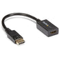 StarTech.com DisplayPort to HDMI Adapter, 1080p DP to HDMI Video Converter, DP to HDMI Monitor/TV Dongle, Passive, Latching DP Connector - Passive DisplayPort to HDMI adapter - 1080p/7.1 Audio/HDCP 1.4/DP 1.2 - Connects DP source to an HDMI display/monit - PuriLite