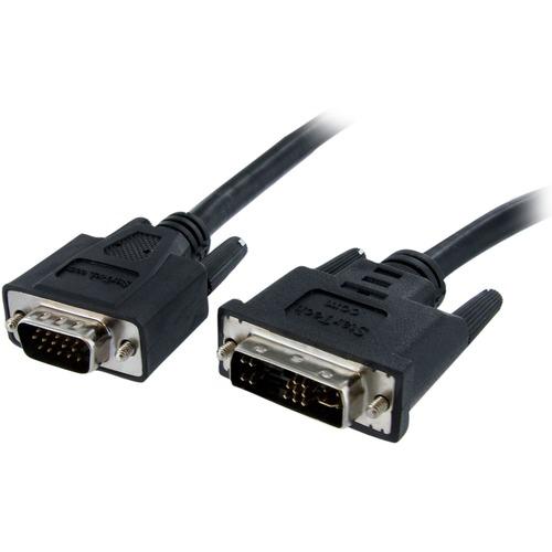 StarTech.com StarTech.com DVI to Coax High Resolution VGA Monitor Cable - SVGA - DVI 19 Pin (M) - HD15 (M)- 10 ft - Connect analog or dual mode Flat Panel Displays to a PC or Mac with a DVI Analog Video Card - 10ft dvi to vga - dvi to vga adapter - 10ft - PuriLite