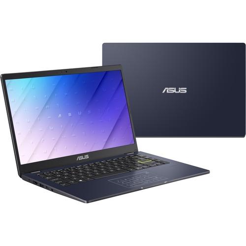 Asus E410 E410MA-QP1S-CB 14" Notebook - Full HD - 1920 x 1080 - Intel Pentium N5030 Quad-core (4 Core) 1.10 GHz - 8 GB RAM - 256 GB SSD - Star Black, Black - Windows 10 Home in S mode - Intel UHD Graphics 605 - Tru2Life - IEEE 802.11ac Wireless LAN Stand - PuriLite