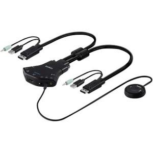 Linksys Secure 2-port Flip DP KVM with Audio, PP 3.0 - 2 Computer(s) - 1 Local User(s)USBHDMI - PuriLite