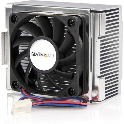 StarTech.com 85x70x50mm Socket 478 CPU Cooler Fan with Heatsink & TX3 Connector - 478 P4 Ball Bearing CPU Cooler Fan with Heatsink - Processor cooler - ( Socket 423, Socket 478 ) - aluminum - 3500rpm Ball Bearing - PuriLite