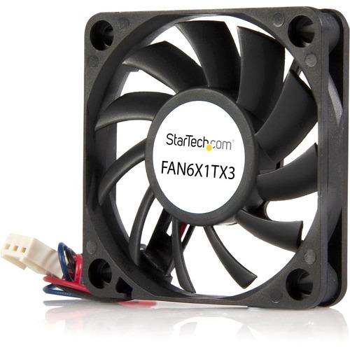 StarTech.com 60x10mm Replacement Ball Bearing Computer Case Fan w/ TX3 Connector - 60mm - 4000rpm - PuriLite