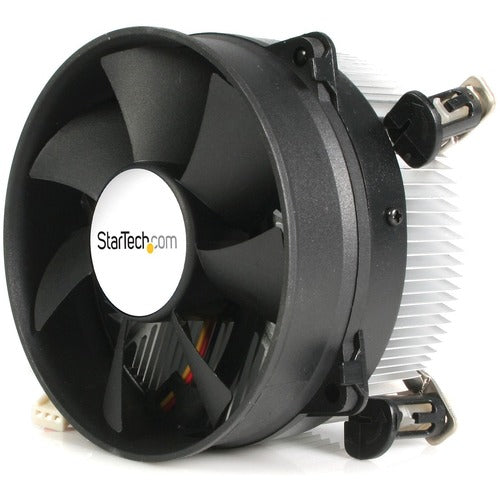 StarTech.com CPU Cooler Fan - Processor cooler - ( Socket 775 ) - aluminum - black - 95mm - Provide a fan and heatsink cooling solution to any standard Socket 775/T desktop CPU - socket 775 cooler - 775 cpu cooler - 775 fan - lga 775 cooler - 775 heatsink - PuriLite