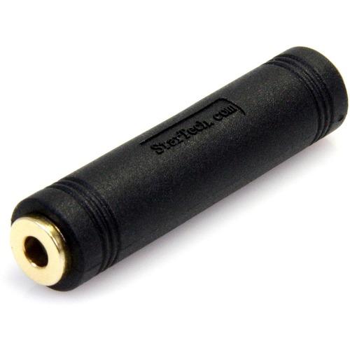 StarTech.com 3.5 mm to 3.5 mm Audio Coupler - Female to Female - PVC - PuriLite