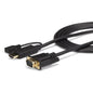 StarTech.com HDMI to VGA Cable - 10 ft / 3m - 1080p - 1920 x 1200 - Active HDMI Cable - Monitor Cable - Computer Cable - Eliminate adapters, by connecting your HDMI source directly to a VGA monitor/projector using this 10ft adapter cable - HDMI to VGA ad - PuriLite