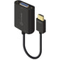Alogic 15cm HDMI to VGA Adapter With 3.5mm Audio - Male to Female (Full HD -1920 X 1080) - 5.9" HDMI/Mini-phone/USB/VGA A/V Cable for Audio/Video Device, Notebook, Ultrabook, Apple TV, Desktop Computer, iPod, iPhone, iPad, MAC, Projector - First End: 1 x - PuriLite