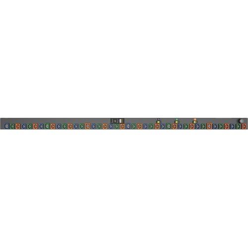 Vertiv Geist MN01D5W1-42PZ68-3TL15A0A10-S-A 42-Outlets PDU - Metered - NEMA L15-30P - 36 x U-Lock IEC 60320 C13, 6 x U-Lock IEC 60320 C19 - 230 V AC - 0U - Vertical - Rack-mountable - PuriLite