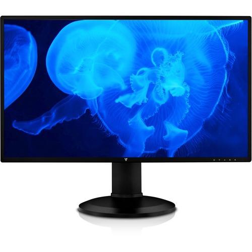 V7 L27HAS2K-2N 27" WQHD LED LCD Monitor - 16:9 - Black - 27" (685.80 mm) Class - 2560 x 1440 - 1.07 Billion Colors - 300 cd/m‚² - 6 ms - HDMI - DisplayPort - PuriLite