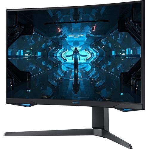 Samsung Odyssey G7 C27G75TQSN 26.9" WQHD Curved Screen Quantum Dot LED Gaming LCD Monitor - 16:9 - Black - 27" (685.80 mm) Class - Vertical Alignment (VA) - 2560 x 1440 - 1.07 Billion Colors - FreeSync Premium - 300 cd/m‚² Minimum, 350 cd/m‚² Typical, 600 - PuriLite