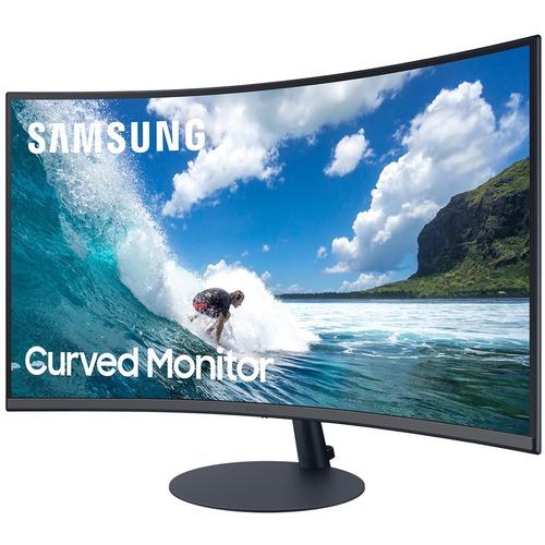 Samsung C32T550FDN 32" Full HD Gaming LCD Monitor - 16:9 - Dark Blue Gray - 32" (812.80 mm) Class - 1920 x 1080 - FreeSync - 75 Hz Refresh Rate - HDMI - VGA - DisplayPort - PuriLite