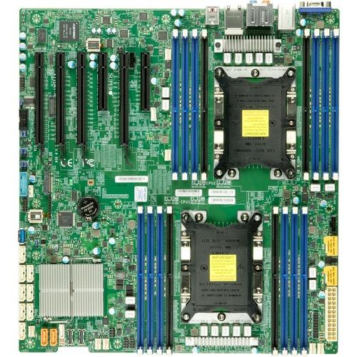 Super Micro Supermicro X11DAi-N Workstation Motherboard - Intel Chipset - Socket P LGA-3647 - Extended ATX - Xeon Processor Supported - 2 TB DDR4 SDRAM Maximum RAM - RDIMM, DIMM, LRDIMM - 16 x Memory Slots - Gigabit Ethernet - 10 x SATA Interfaces - PuriLite