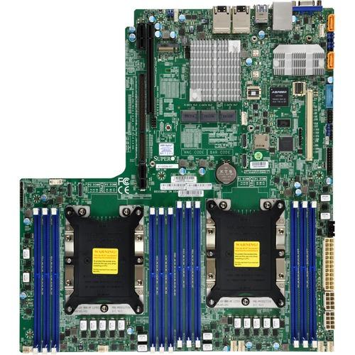 Super Micro Supermicro X11DDW-NT Server Motherboard - Intel Chipset - Socket P LGA-3647 - Proprietary Form Factor - Xeon Processor Supported - 1.50 TB DDR4 SDRAM Maximum RAM - RDIMM, DIMM, LRDIMM - 12 x Memory Slots - 14 x SATA Interfaces - PuriLite