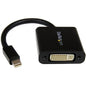 StarTech.com Mini DisplayPortÂ® to DVI Video Adapter Converter - Black Mini DP to DVI - 1920x1200 - Connect a DVI Display to a Mini DisplayPort Video Source - Black Mini DisplayPort to DVI Adapter - Mini DisplayPort to DVI Converter - Mini DP to DVI adapt - PuriLite