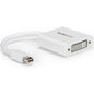 StarTech.com Mini DisplayPortÂ® to DVI Video Adapter Converter - White - Connect a DVI display to a Mini-DisplayPort-equipped PC or Mac computer - Mini displayport to hdmi adapter - Comparable to MB5MB570Z/A70Z/B / MB570LL/B - mini displayport to hdmi con - PuriLite