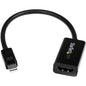 StarTech.com Mini DisplayPort to HDMI 4K Audio / Video Converter - mDP 1.2 to HDMI Active Adapter for UltraBook / Laptop - 4K @ 30 Hz - Black - Connect an HDMI Display to a Single Mode Mini DisplayPort video source - Mini DisplayPort 1.2 to HDMI - mDP 1. - PuriLite