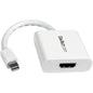 StarTech.com Mini DisplayPort to HDMI Video Adapter Converter - White - Connect an HDMI-capable display to a Mini-DisplayPort-equipped PC or Mac computer - Mini displayport to hdmi adapter - mini displayport to hdmi converter - mini dp to vga adapter -mi - PuriLite
