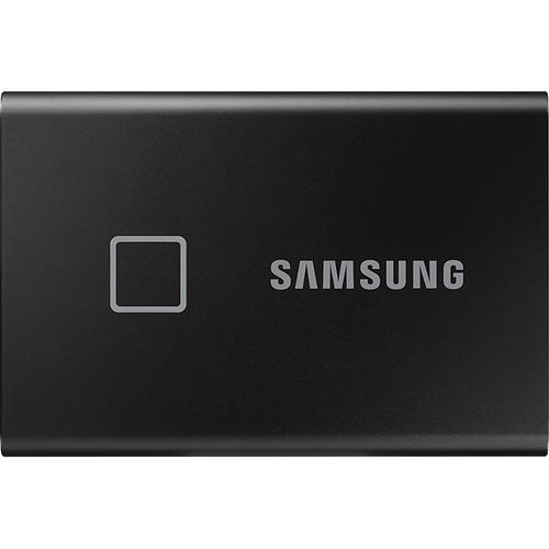 Samsung T7 MU-PC1T0K/WW 1 TB Portable Solid State Drive - External - PCI Express NVMe - Black - Gaming Console Device Supported - USB 3.2 (Gen 2) Type C - 256-bit Encryption Standard - 3 Year Warranty - PuriLite