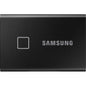Samsung T7 MU-PC1T0K/WW 1 TB Portable Solid State Drive - External - PCI Express NVMe - Black - Gaming Console Device Supported - USB 3.2 (Gen 2) Type C - 256-bit Encryption Standard - 3 Year Warranty - PuriLite