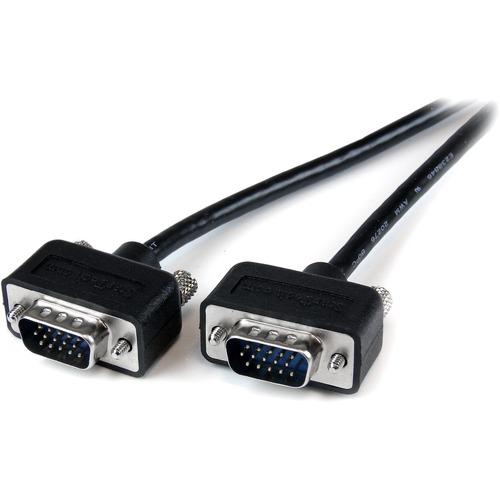 StarTech.com 6 ft Low Profile High Resolution Monitor VGA Cable - VGA Cable - 6ft VGA Video Cable - VGA Monitor Cable - HD15 to HD15 Cable - VGA Extension Cable - PuriLite