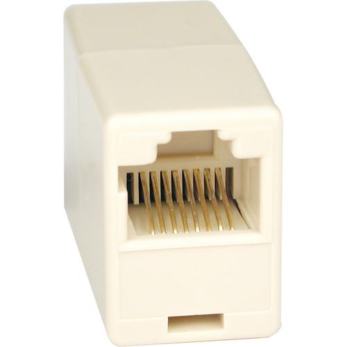 Tripp Lite Straight Through Modular In-line Coupler - 1 x RJ-45 Female - 1 x RJ-45 Female - PuriLite