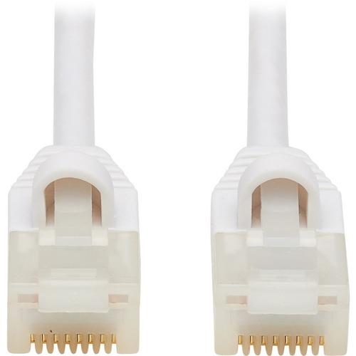 Tripp Lite Safe-IT N261AB-010-WH Cat.6a UTP Network Cable - 10 ft Category 6a Network Cable for Network Device, Patch Panel, Switch, Server, Modem, Router, Network Adapter, Hub - First End: 1 x RJ-45 Male Network - Second End: 1 x RJ-45 Male Network - 10 - PuriLite