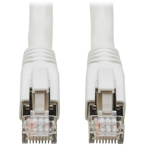 Tripp Lite N272-040-WH Cat.8 S/FTP Network Cable - 40 ft Category 8 Network Cable for Network Device, Digital Signage Player, VoIP Device, Security Camera, Patch Panel, Workstation, Network Switch, Modem, Hub, Access Control Device, Ethernet Switch, ... - PuriLite