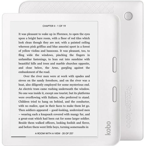 Kobo Libra 2 Digital Text Reader - ePub, EPUB 3, PDF, MOBI, TXT, HTML, RTF, CBZ, CBR, FlePub - JPEG, GIF, PNG, BMP, TIFF - 7" Display - 32 GB Flash - PuriLite