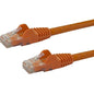 StarTech.com 100ft CAT6 Ethernet Cable - Orange Snagless Gigabit 100W PoE UTP 650MHz Category 6 Patch Cord UL Certified Wiring/TIA - 100ft Orange CAT6 Ethernet cable delivers Multi Gigabit 1/2.5/5Gbps & 10Gbps up to 160ft - 650MHz - Fluke tested to ANSI/ - PuriLite