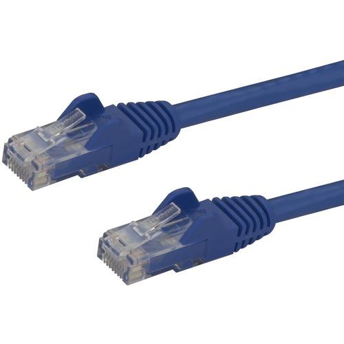 StarTech.com 30ft CAT6 Ethernet Cable - Blue Snagless Gigabit - 100W PoE UTP 650MHz Category 6 Patch Cord UL Certified Wiring/TIA - 30ft Blue CAT6 Ethernet cable delivers Multi Gigabit 1/2.5/5Gbps & 10Gbps up to 160ft - 650MHz - Fluke tested to ANSI/TIA- - PuriLite