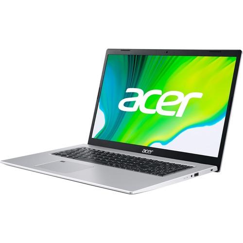 Acer Aspire 5 A517-52 A517-52-54AG 17.3" Notebook - Full HD - 1920 x 1080 - Intel Core i5 (11th Gen) i5-1135G7 Quad-core (4 Core) 2.40 GHz - 12 GB RAM - 512 GB SSD - Pure Silver - Windows 10 Home - Intel Iris Xe Graphics - In-plane Switching (IPS) Techno - PuriLite