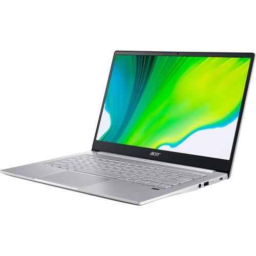 Acer Swift 3 SF314-59 SF314-59-5487 14" Notebook - Full HD - 1920 x 1080 - Intel Core i5 (11th Gen) i5-1135G7 Quad-core (4 Core) 2.40 GHz - 8 GB RAM - 256 GB SSD - Pure Silver - Windows 10 Home - Intel Iris Xe Graphics - In-plane Switching (IPS) Technolo - PuriLite