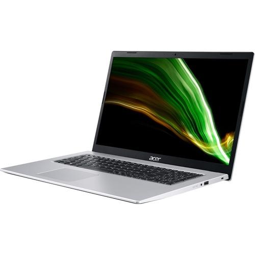 Acer Aspire 3 A317-53 A317-53-53G2 17.3" Notebook - HD+ - 1600 x 900 - Intel Core i5 (11th Gen) i5-1135G7 Quad-core (4 Core) 2.40 GHz - 8 GB RAM - 512 GB SSD - Pure Silver - Windows 10 Home - Intel Iris Xe Graphics - CineCrystal - English (US), French Ke - PuriLite