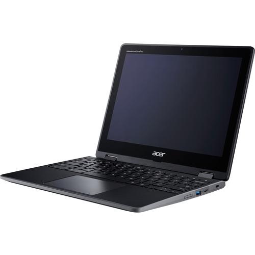 Acer Chromebook Spin 512 R851TN R851TN-C3ET 12" Touchscreen 2 in 1 Chromebook - 1366 x 912 - Intel Celeron N4120 Quad-core (4 Core) 1.10 GHz - 4 GB RAM - 32 GB Flash Memory - Shale Black - Chrome OS - Intel UHD Graphics 600 - CineCrystal (Glare), In-plan - PuriLite