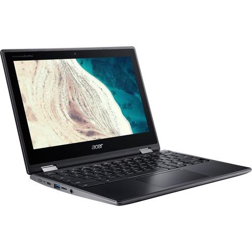 Acer Chromebook Spin 511 R752TN R752TN-C0HL 11.6" Touchscreen 2 in 1 Chromebook - HD - 1366 x 768 - Intel Celeron N4020 Dual-core (2 Core) 1.10 GHz - 4 GB RAM - 32 GB Flash Memory - Shale Black - Chrome OS - Intel UHD Graphics 600 - In-plane Switching (I - PuriLite
