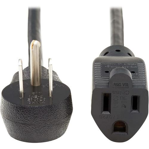 Tripp Lite P022-025-15D Power Extension Cord - For Computer, Workstation, Monitor, Server, Rack Server, Printer, PDU, UPS - 120 V AC / 10 A - Black - 25 ft Cord Length - North America - PuriLite