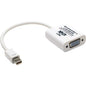 Tripp Lite 6in Mini DisplayPort to VGA Adapter Active Converter mDP to VGA M/F DPort 1.2 6" - 6" DisplayPort/VGA A/V Cable for Monitor, Computer - First End: 1 x Mini DisplayPort Male Digital Audio/Video - Second End: 1 x HD-15 Female VGA - 17.3 Gbit/s - - PuriLite