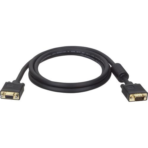 Tripp Lite 50ft VGA Coax Monitor Extension Cable with RGB High Resolution HD15 M/F 50' - HD-15 Male - HD-15 Female - 15.24m - PuriLite