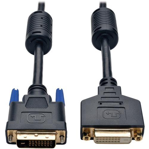 Tripp Lite 10ft DVI Dual Link Extension Digital TMDS Monitor Cable DVI-D M/F 10' - 10 ft DVI Video Cable for Video Device, Projector, TV - First End: 1 x DVI-D (Dual-Link) Male Digital Video - Second End: 1 x DVI-D (Dual-Link) Female Digital Video - Exte - PuriLite