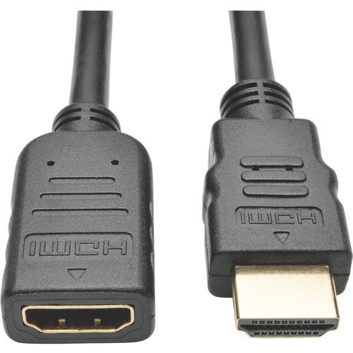 Tripp Lite 6ft High Speed HDMI Extension Cable with Ethernet Digital Video / Audio 4K x 2K M/F 6' - 6 ft HDMI A/V Cable for Audio/Video Device, Projector, Monitor, iPad, HDTV, Blu-ray Player, A/V Receiver, Chromebook - First End: 1 x HDMI Male Digital Au - PuriLite