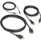 Tripp Lite HDMI KVM Cable Kit - 4K HDMI, USB 2.0, 3.5 mm Audio (M/M), Black, 6 ft. - PuriLite