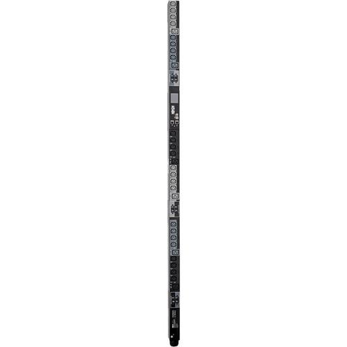 Tripp Lite PDU3XEVSR6G30B 30-Outlet PDU - Switched - IEC 60309 30A RED 3P+N+E - 6 x IEC 60320 C19, 24 x IEC 60320 C13 - 415 V AC - Network (RJ-45) - 0U - Vertical - Rack-mountable - TAA Compliant - PuriLite