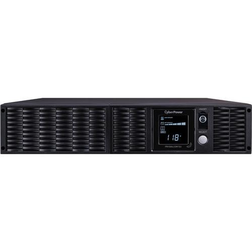 Cyber Power CyberPower Smart App Sinewave PR1500LCDRT2U 1500VA Pure Sine Wave RT LCD UPS - 1500VA/1000W - 18 Minute Half Load - 8 x NEMA 5-15R - Battery/Surge-protected - PuriLite