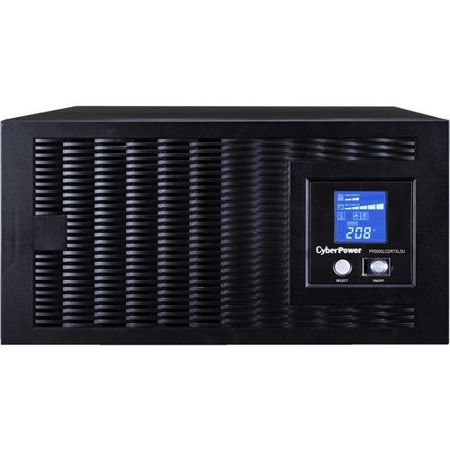 Cyber Power CyberPower Smart App Sinewave PR5000LCDRTXL5U 5000 VA Rack-mountable UPS - 5000VA/4kW - 11 Minute Full Load - 3 x NEMA L6-30R - Battery/Surge-protected, 2 x NEMA L6-20R - Critical Load - PuriLite