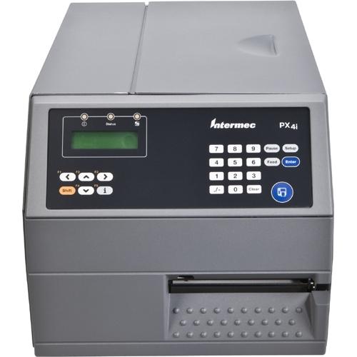 Intermec PX4i Thermal Transfer Printer - Monochrome - Label Print - Ethernet - USB - Serial - Parallel - Real Time Clock - 4.40" Print Width - 254 mm/s Mono - 400 dpi - 4.72" (120 mm) Label Width - 40" (1016 mm) Label Length - PuriLite