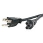Startech Star Tech.com 10 ft Standard Laptop Power Cord - NEMA 5-15P to C5 - For Notebook - Black - 10 ft Cord Length - 1 - PuriLite