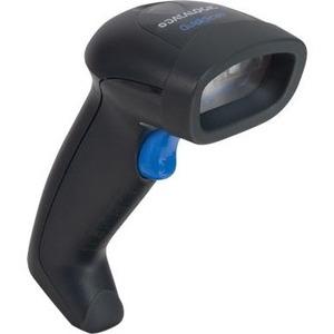 Datalogic QuickScan I QD2131 Handheld Barcode Scanner Kit - Cable Connectivity - 270 scan/s - 29.53" (750 mm) Scan Distance - 1D - Imager - USB - Black - Stand Included - USB - Industrial, Retail, Inventory - PuriLite